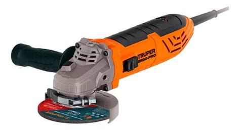 Miniesmeril Angular Truper Ergo Pro ERGO 4590 De 60 Hz Naranja 900 W