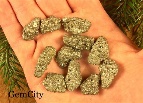 Pyrite Fools Gold Fools Gold Nugget Pyrite Nuggets Etsy