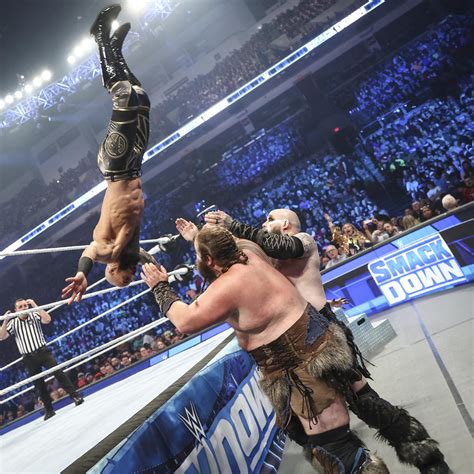 Braun Strowman And Ricochet Vs The Viking Raiders Friday Night