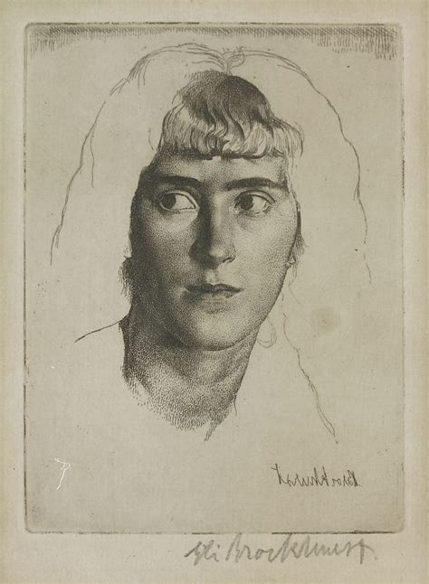 Sold Price Gerald Leslie Brockhurst Ra 1890 1978phemieetching