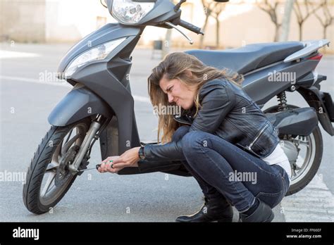 Broken Scooter Stock Photos Broken Scooter Stock Images Alamy