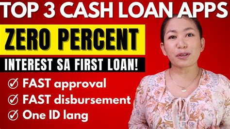 My Top Cash Loan Apps Na Zero Percent Interest Ang First Loan Youtube