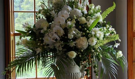 Large Flower Arrangements Civil Ceremony English Style Garden Styles