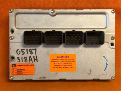 Reflashed Vin Plug Play Mopar Jeep Commander Awd Ecm Ecu Pcm