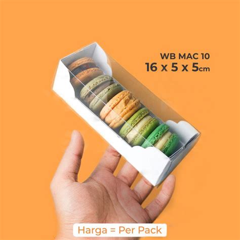 Jual Kotak Kue Macaron Cake Box Dus Mika Kardus Kemasan Makanan Kue