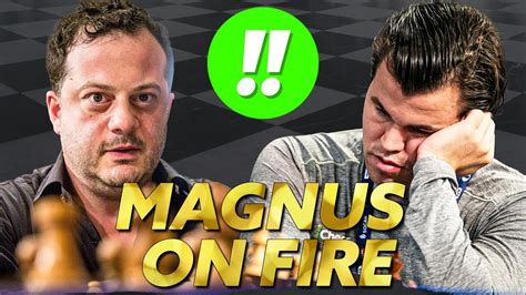 Magnus On Fire Magnus Carlsen Vs Levan Pantsulaia Chess World Cup