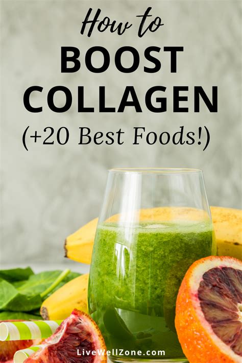 Collagen Diet Collagen Rich Foods Health Benefits Of Collagen Collagen Smoothie Collagen