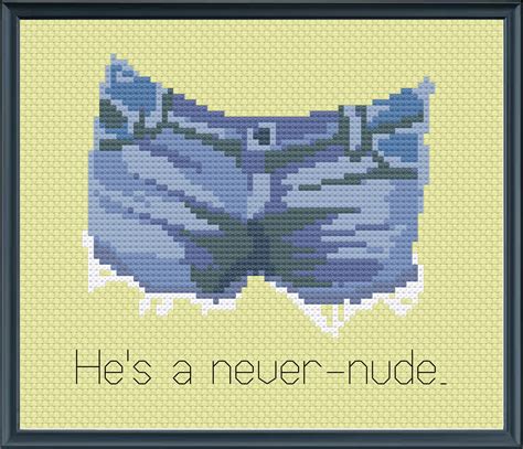 Tobias Is A Never Nude Arrested Development PDF Cross Stitch