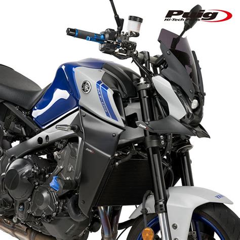 Puig J Naked Front Spoiler Matt Black Yamaha Mt