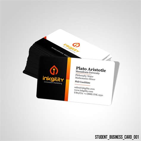 21+ Student Business Card Templates - PSD, Word, Pages | Free & Premium ...