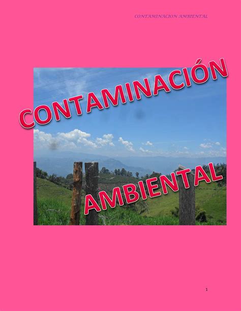 Calaméo Contaminación Ambieltal Pdf