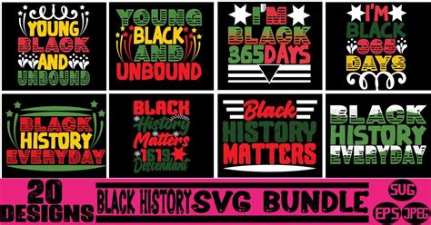 Black History SVG Bundle Bundle · Creative Fabrica