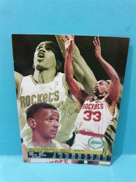 Otis Thorpe1994 Fleer Ultra 71 ROCKETS NBA Basketball Card FREE POST