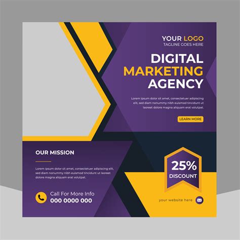 Trendy Professional digital business agency marketing social media post ...