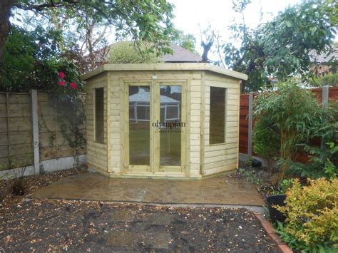 pent roof corner summerhouses olympian garden buildings