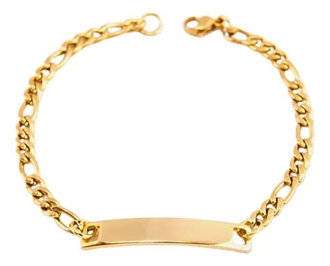 Pulsera Manilla Acero Inoxidable Color Oro Para Hombre Mujer