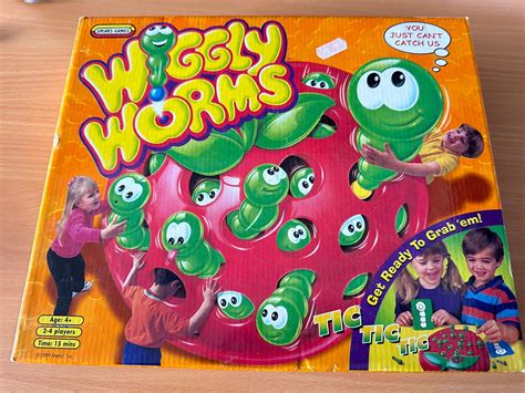 Peter Pan Games Wiggly Worms Game 1990s Complete Vintage For Sale