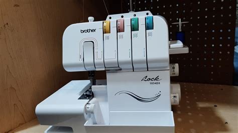 Como funciona la máquina overlock brother 1034DX YouTube