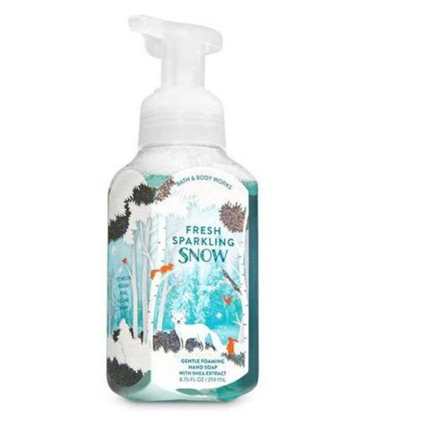 Bath And Body Works Fresh Sparkling Snow Gentle Foaming Hand Soap