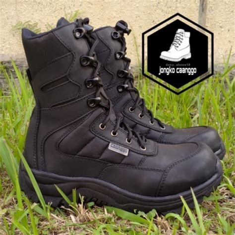 Jual Sepatu Pdl Boots Safety Pria Pdl Tni Polri Security Tactikal Hitam