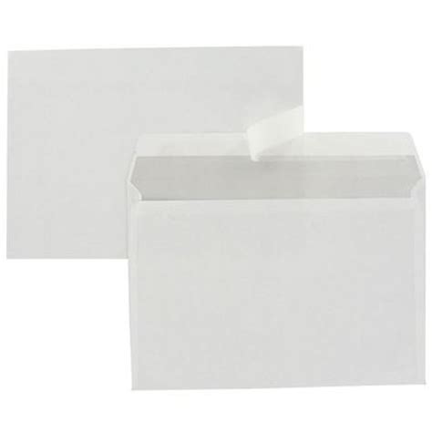 Enveloppe C5 Blanc 162x229 mm 80g Boîte de 500 Bande