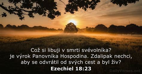 8 března 2024 Biblický verš dne Ezechiel 18 23 DailyVerses net