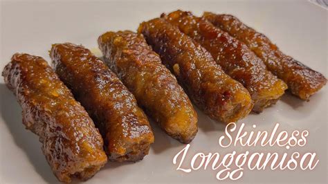 HOW TO MAKE SKINLESS LONGGANISA YouTube