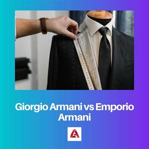 Giorgio Armani vs Emporio Armani erinevus ja võrdlus