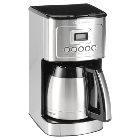 Cuisinart 12 Cup Programmable Thermal Coffeemaker Silver Dcc 3400p1