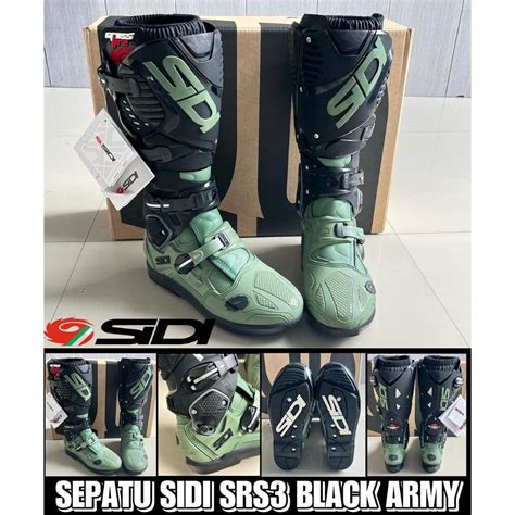 Jual Sepatu Sidi Crossfire 3 Army Black Sepatu Trail Sepatu Cross