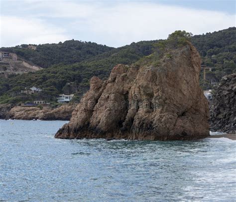 Fkk Strand In Der Stadt Begur An Der Costa Brava Stockfoto Bild Von