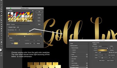 How to make gold text effects in Photoshop | Photoshop, Color coding ...