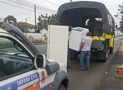 Chuvas Deixam Quatro Fam Lias Desabrigadas Em Indaial N Vel Do Rio