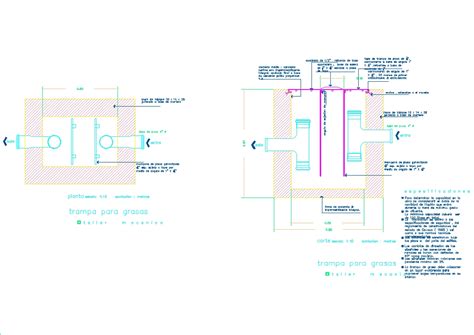 Planos De Trampa Grasa Dwg En Planospara Hot Sex Picture