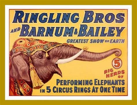 Ringling Brothers Barnum And Bailey Circus Performing Etsy Circus