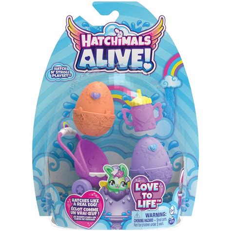 Hatchimals Alive Hatch N Stroll Playset