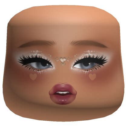 Glittery Cupid Makeup Cheeks Head Nougat Skin Tone Roblox Item