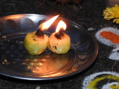 Beautiful Decoration and Puja To the Tulsi Plant during Festival Stock Image - Image of indian ...