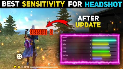 Best Sensitivity For One Tap Headshot In Free Fire Best Sensitivity