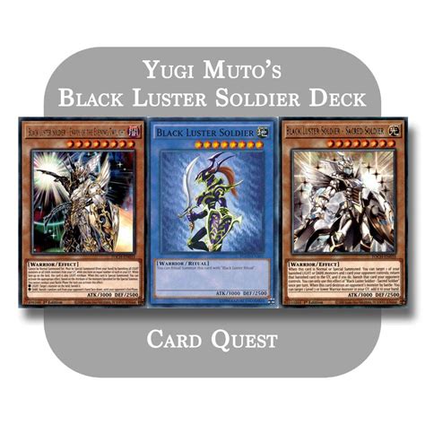 Buy Yu Gi Oh Yugi Mutos Complete Black Luster Soldier Deck Online