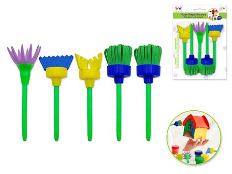 Pinceaux En Mousse Ass Scolart