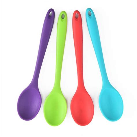 Cheap Silicone Mixing Spoon Heat Resistant Silicone Basting Spoon