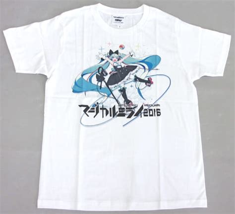 駿河屋 初音ミク Tシャツ ホワイト Sサイズ 「初音ミク マジカルミライ2016」（tシャツ）