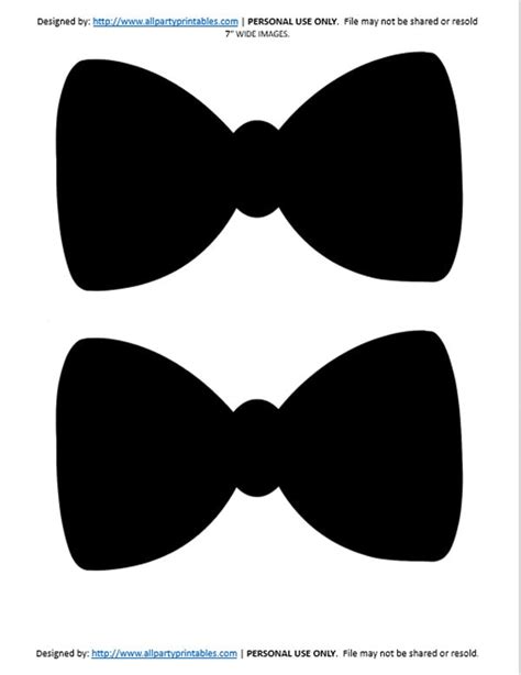 Freebie Friday Printable Paper Bows Ash And Crafts Paper Bow Tie