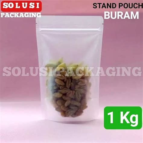 Jual Standing Pouch Kg Frosted Buram X Kemasan Kopi Snack Plastik