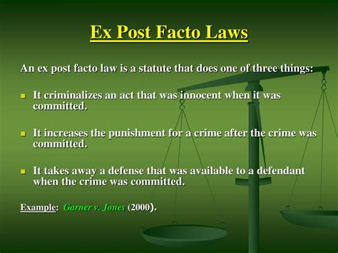 Ppt Criminal Law Chapter 2 Constitutional Limits On Criminal Law