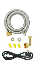 Amazon Universal Dishwasher Installation Kit 12 Ft Stainless Steel