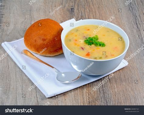 bread rolls soup images stock  vectors shutterstock