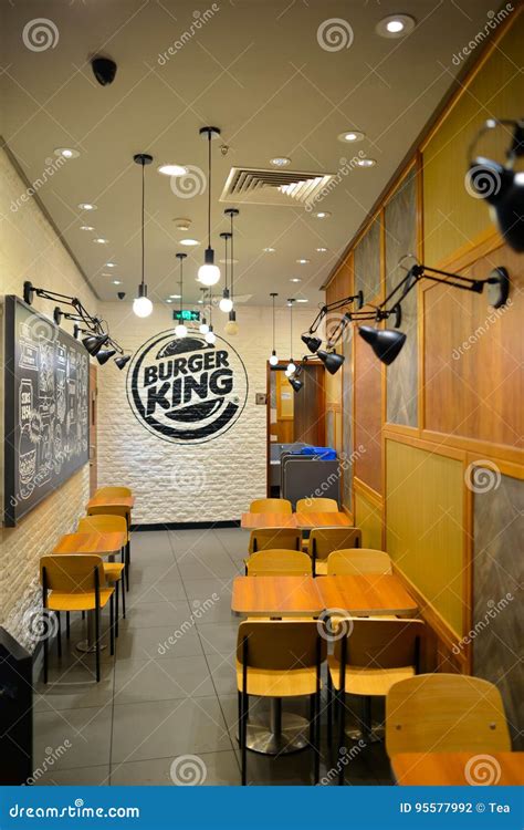 Burger King Restaurant Interior Editorial Photography - Image of ...