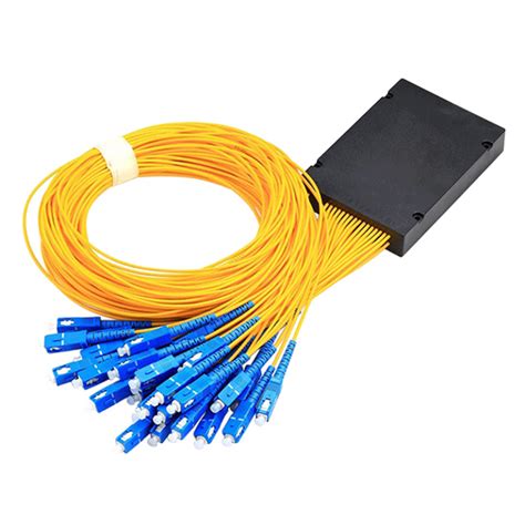 Plc Optical Splitter Single Mode Plc Fiber Optic Splitter Abs Box